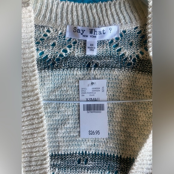 Wet Seal Beige and Grey Cardigan - Picture 2 of 4